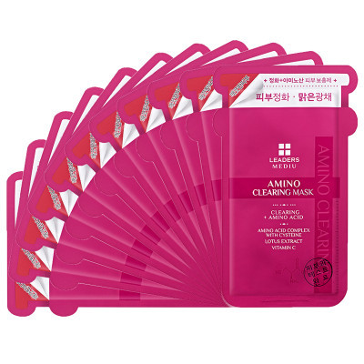 leaders 丽得姿 美蒂优 amino 氨基酸美白面膜 10片 35元(2人拼团)