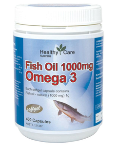 Healthy Care 深海鱼油 omega-3 软胶囊  400粒