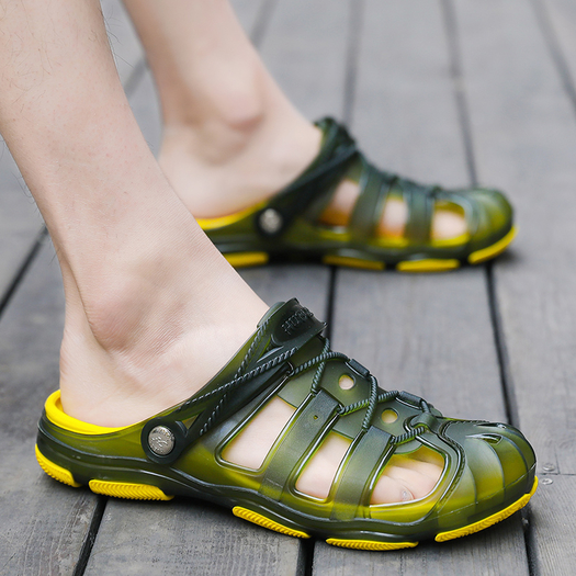 洞洞鞋男防滑软底沙滩鞋