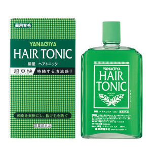 补货！YANAGIYA 柳屋 HAIR TONIC 药用超清凉型发根营养液 360ML