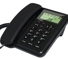 飞利浦 PHILIPS CORD281A免电池来电显示固定电话机座机家用办公电信电话HCD9669(281)TSD（黑色）