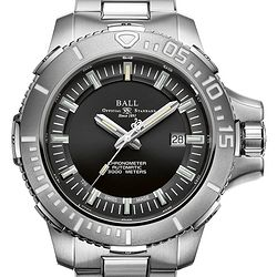 历史低价： BALL 波尔 DeepQUEST DM3000A-SCJ-BK 男士钛合金深潜机械腕表