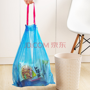 普优人（PERYOU） 垃圾袋加厚手提自动收口 45*55cm垃圾袋6卷90只