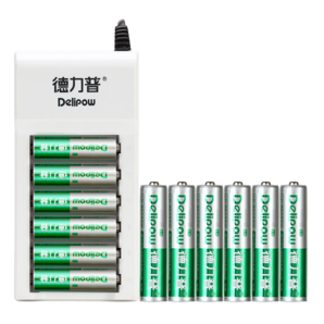 德力普 1充电器+12节电池 充电套装