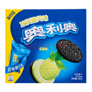 OREO 奥利奥 冰淇淋夹心饼干 抹茶味 388g