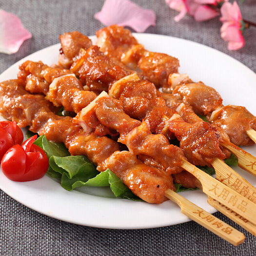 doyoo大用骨肉相连鸡肉串1000g袋家庭装10件15965元包邮双重优惠合