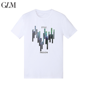 GLM男装印花T恤短袖