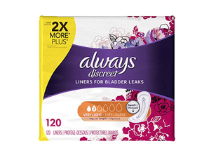 Always Discreet 超轻薄卫生护垫 120枚装