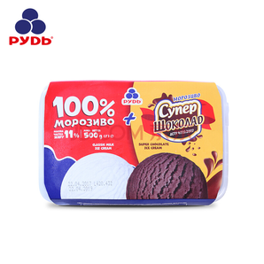 如迪 乌克兰冰淇淋 双色巧克力牛乳口味 500g *10件 99元包邮（下单立减）