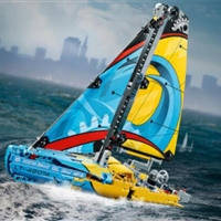 LEGO 乐高 科技机械组 42074 竞赛帆船