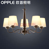 欧普照明（OPPLE）客厅灯吊灯具美式吊灯餐厅卧室吊灯创意现代简约个性 5头