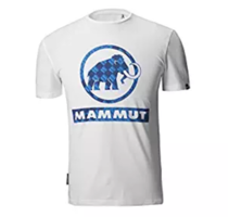 MAMMUT 猛犸象 男士 户外 凉爽 透气 创意印花 圆领 短袖 T恤