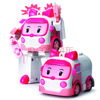 银辉玩具变形警车珀利POLI动漫周边人偶汽车机器人 