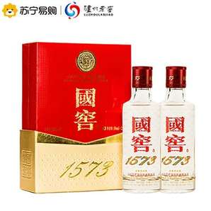 泸州老窖 国窖1573 浓香型白酒 52度 50ml*2瓶