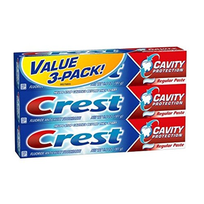 Crest 强效防蛀保护牙膏 6.4oz 3支装 清新薄荷味