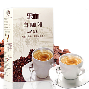 泰国原装进口咖啡果咖三合一白咖啡速溶咖啡6条*35g*4盒 840g