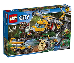 LEGO 乐高 城市系列丛林空投直升机 60162