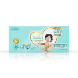 Pampers 帮宝适 一级系列 婴儿纸尿裤 L号 120片 118元包邮