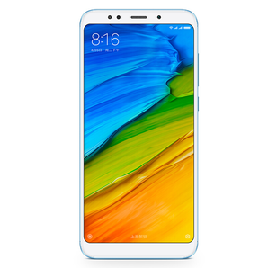 Xiaomi/小米 红米5Plus4GB+64G浅蓝色移动联通电信4G全网通手机