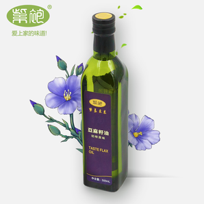 紫袍 亚麻籽油 500ml
