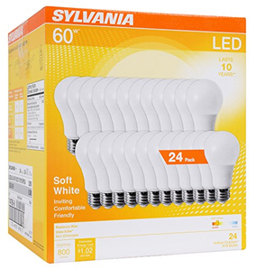 Sylvania 60瓦 LED灯泡 24个装 