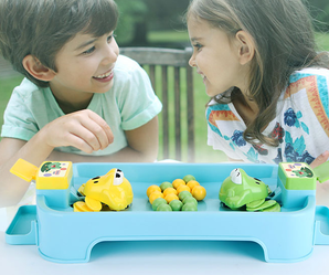 贝恩施 儿童益智玩具青蛙吃豆盘