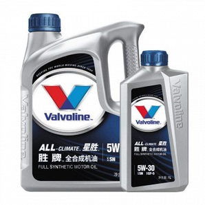 Valvoline 胜牌 星胜 All-Climate 全合成机油  SN级 (5W-30 4L+1L) 228包邮