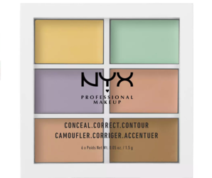 NYX Professional Makeup 6色修容遮瑕盘