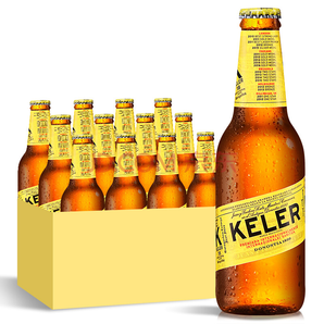 西班牙原装进口啤酒 开勒（KELER） 250ml*12瓶装 