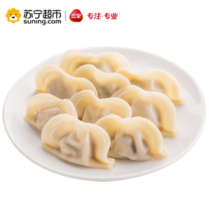 三全 素水饺 香菇青菜口味 450g