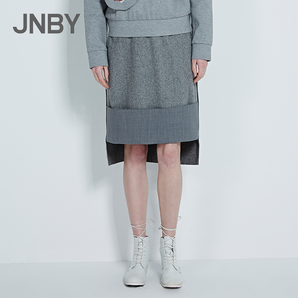 JNBY/江南布衣羊毛半身裙女式腰裙5F041199
