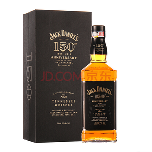 JACK DANIELS 杰克丹尼 150周年纪念款威士忌 700ml193元