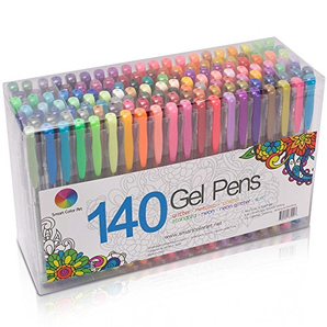 Smart Color Art 140色胶笔套装胶笔，适用于成人书画绘画创作