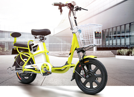 小刀电动车36v脚踏代步车小刀蓝