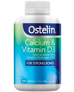 易吸收！Ostelin Calcium & Vitamin D3 钙片 300粒