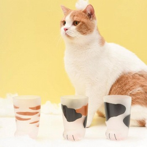 日本制造猫爪凉水杯
