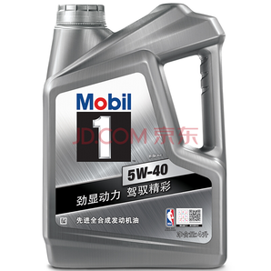 Mobil 美孚 美孚1号 SN 5W-40 全合成机油 4L 285元（需用券）