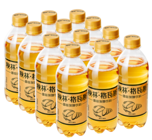 限华南地区：秋林 格瓦斯 发酵饮料 350ml*12瓶 整箱装19.9元