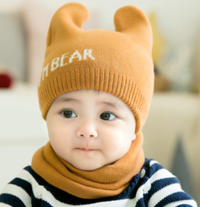 公主妈妈 婴儿毛线帽子 适合3-20个月宝宝 5.9元包邮（需用券）