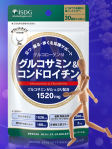 ISDG 日本进口氨糖软骨素维骨力加钙片 240粒/袋*2