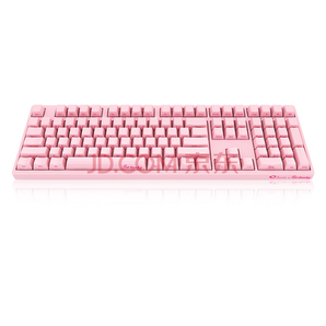AKKO Ducky Zero 3108 PBT 机械键盘 108键 cherry 樱桃轴 红轴 粉色