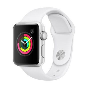 AppleWatchSeries3智能手表（GPS款38毫米银色铝金属表壳白色运动型表带MTEY2CH/A）-某东