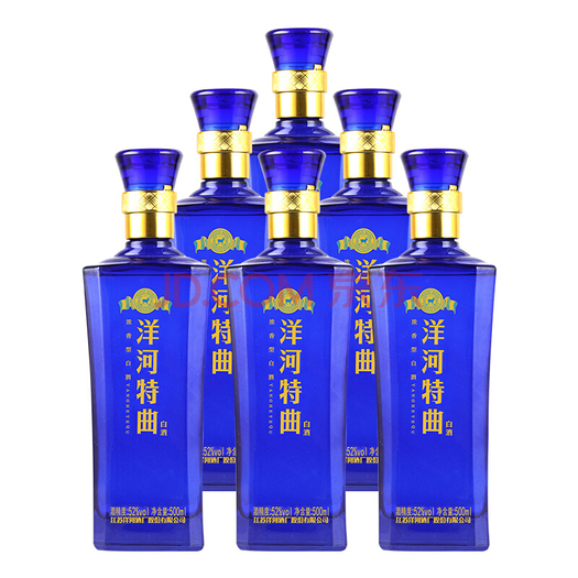 洋河洋河特曲浓香型白酒52度500ml6瓶整箱装429元