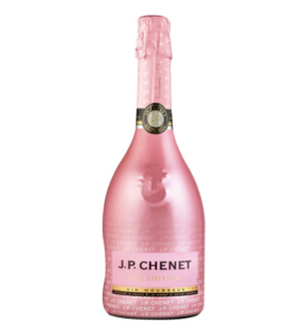 法国进口红酒 香奈（J.P.CHENET）冰爽半干型桃红起泡葡萄酒 750ml
