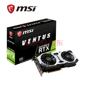 MSI微星 GeForce RTX 2080 Ti VENTUS 11G OC 352BIT  GDDR6 PCI-E 3.0 万图师 新代显卡