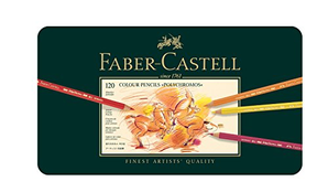 中亚Prime会员： Faber-Castell 辉柏嘉 POLYCHROMOS  炫彩彩色铅笔 120色 金属盒装