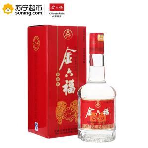 金六福 双福星 52度 浓香型白酒 475ml*6瓶