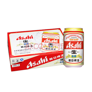 Asahi 朝日 清爽生啤酒 330ml 24听52元