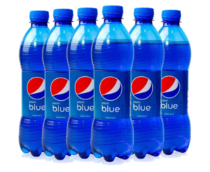 百事可乐   网红蓝色汽水碳酸饮料450ml*6瓶
