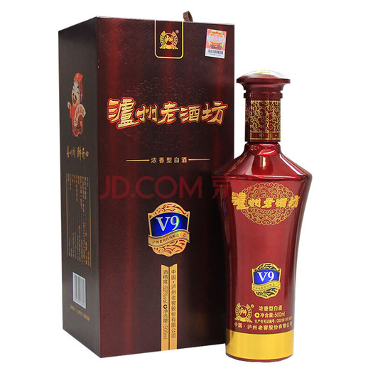 泸州老窖老酒坊v9浓香型白酒52度500ml